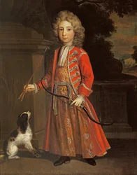 Jonathan Stanforth als jonge jongen, c.1715